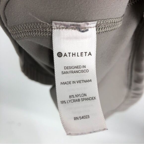 Athleta Halasana Macrame Tank Womens Large Silver Grey - Picture 7 of 9